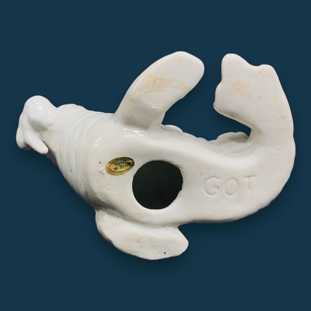 White Ceramic MOM Dad AND BABY WALRUS FIGURINE Zoo Aquarium Souvenir ￼GOT - Picture 8 of 10